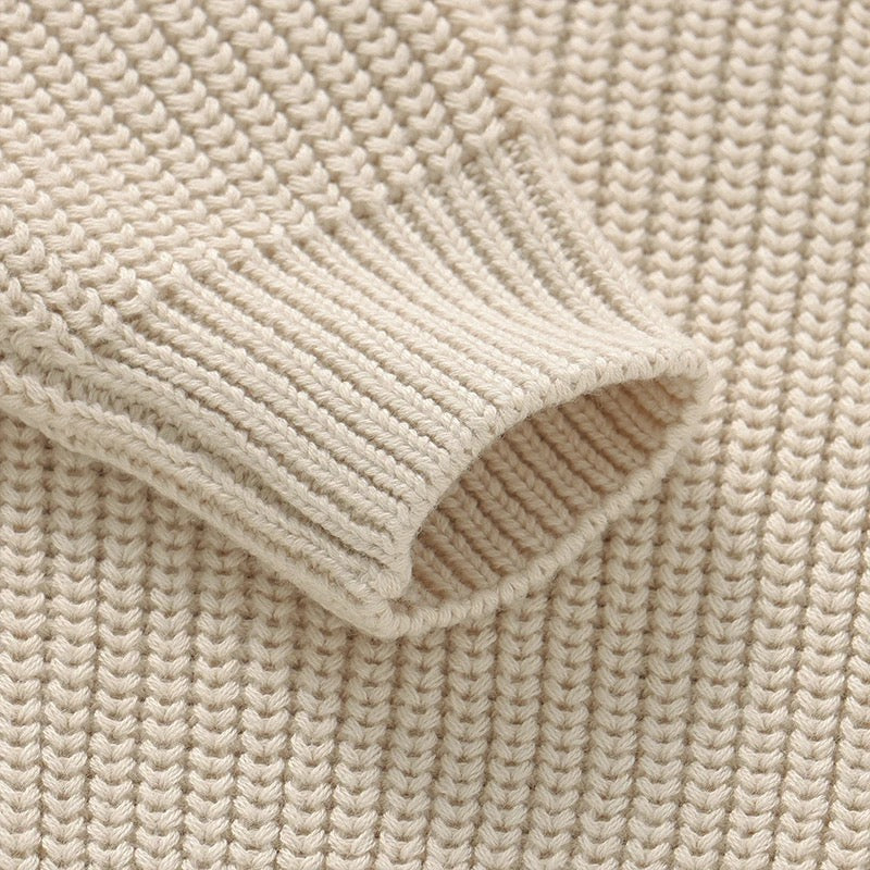 Knitted Sweater - Beige