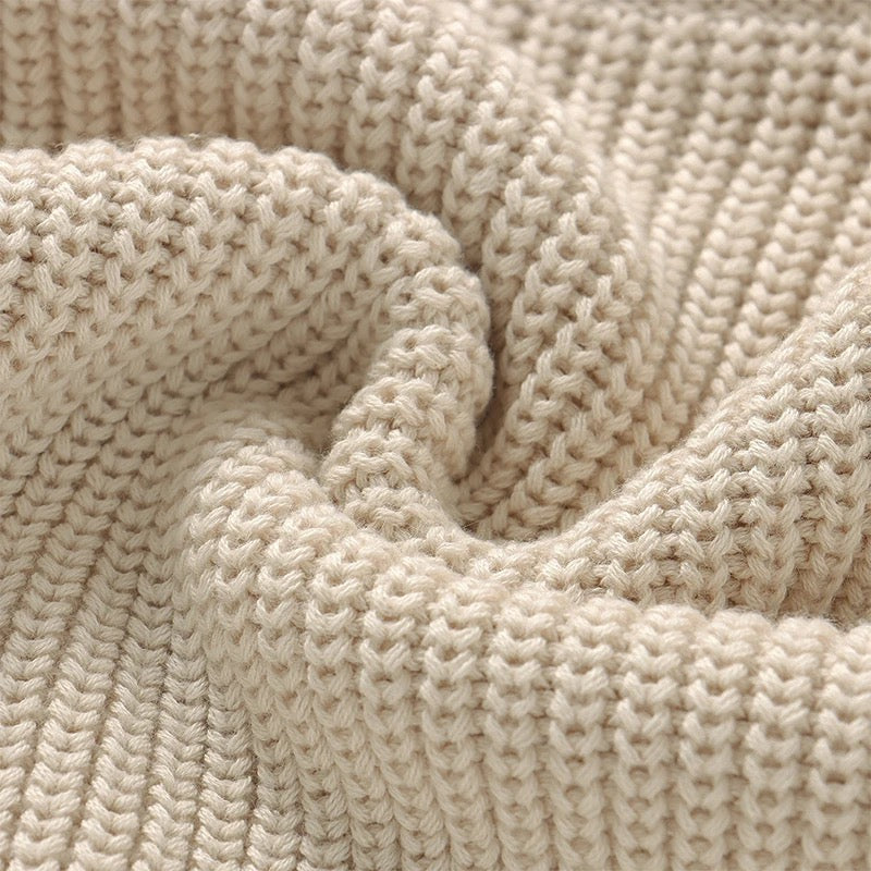Knitted Sweater - Beige