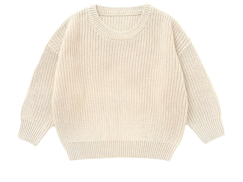 Knitted Sweater - Beige