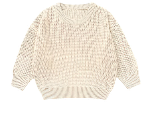 Knitted Sweater - Beige