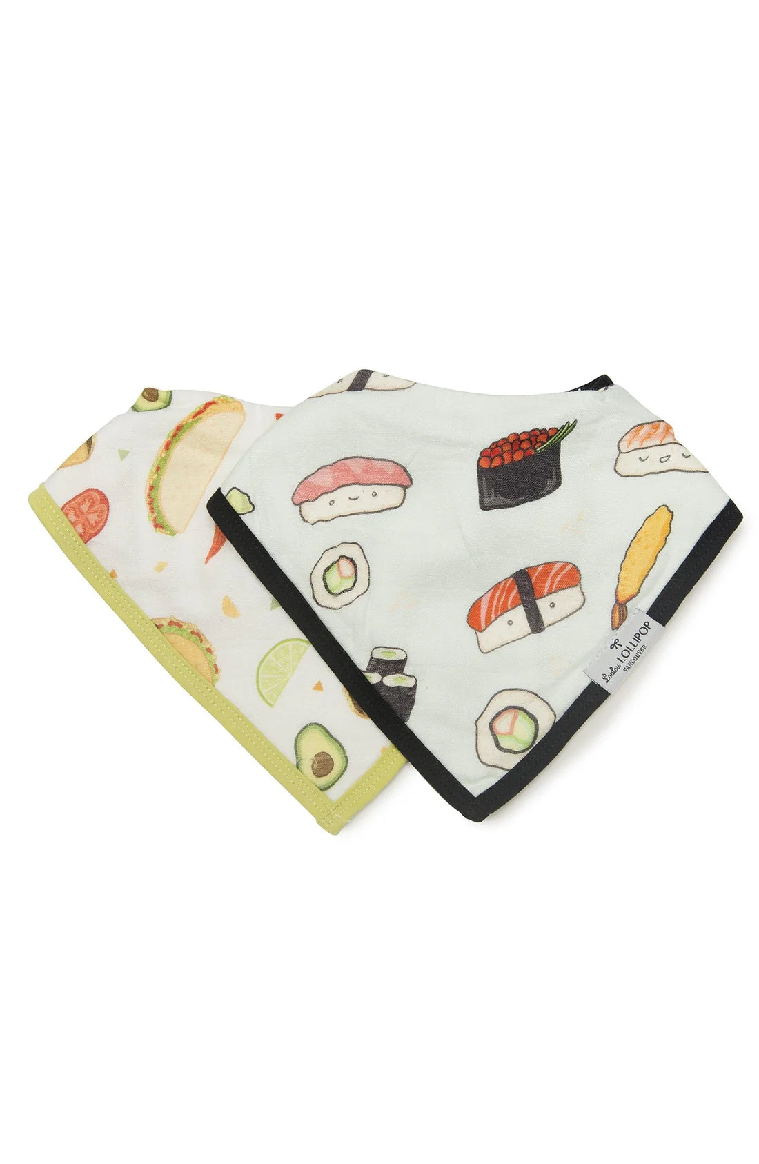 Bandana Bib Set: Sushi/Taco
