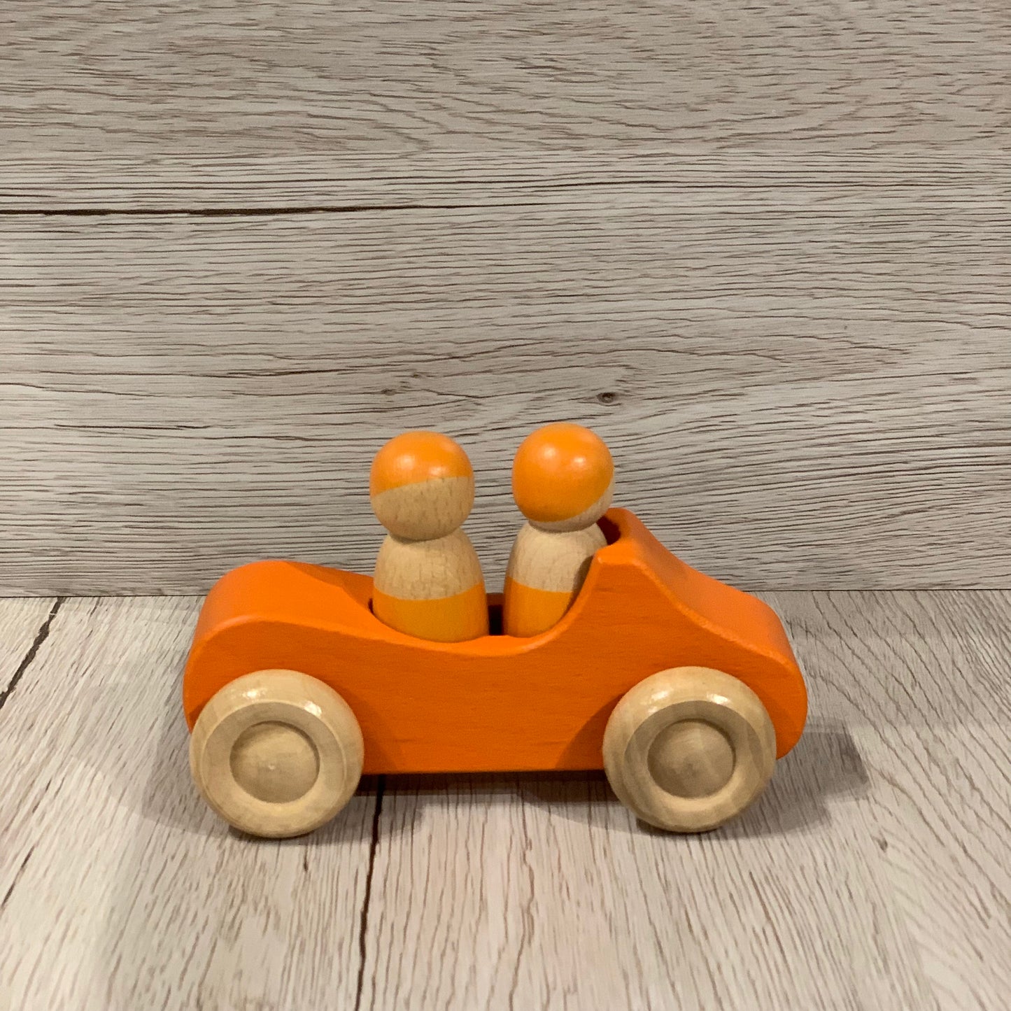 Mini Wooden Car - Rainbow (1 car)