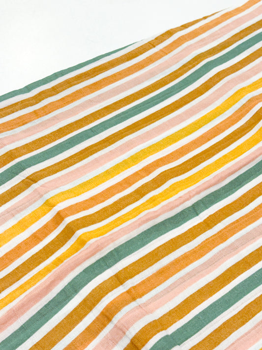 Organic Cotton Swaddle Blanket - Stripes