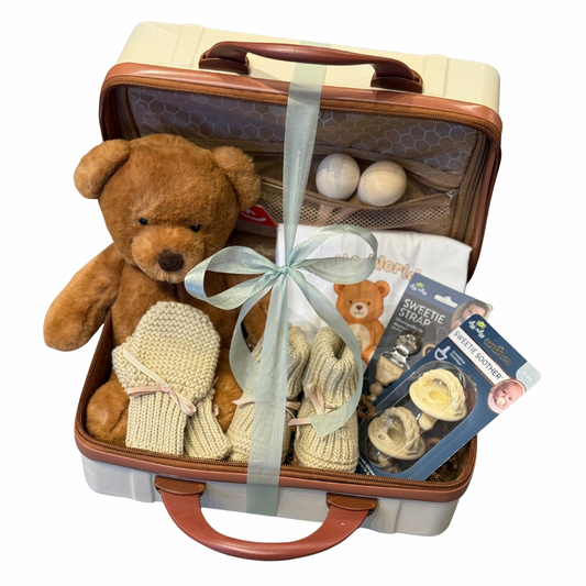Baby’s First Teddy Bear Gift Basket