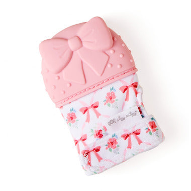 Itzy Teething Mitt Bow