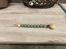 Load image into Gallery viewer, Wooden Pacifier Clip &amp; Silicone Beads
