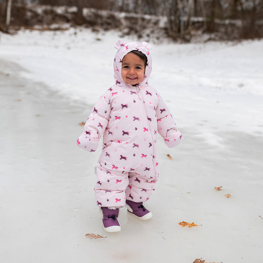 Pink Ponies | Baby Snowsuit