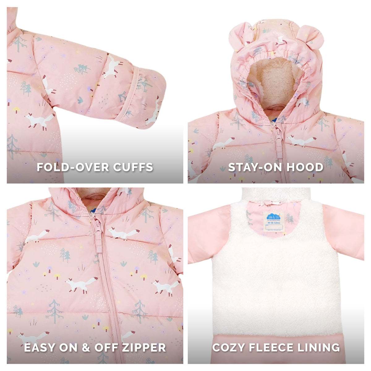 Pink Ponies | Baby Snowsuit