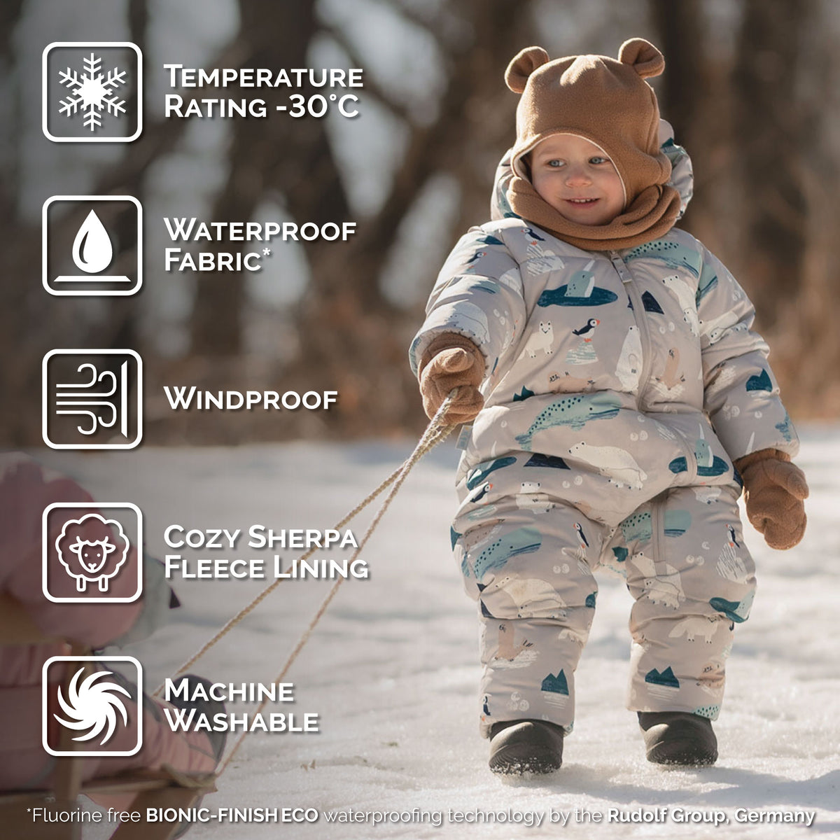 Polar Pals | Baby Snowsuit