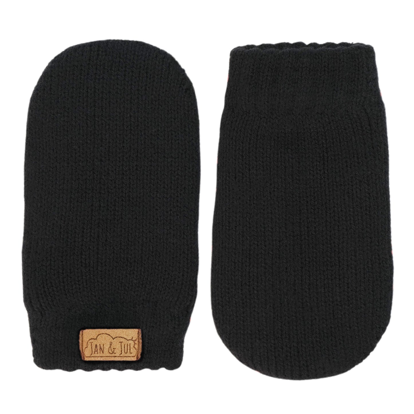 Baby Knit Mittens | Jet Black