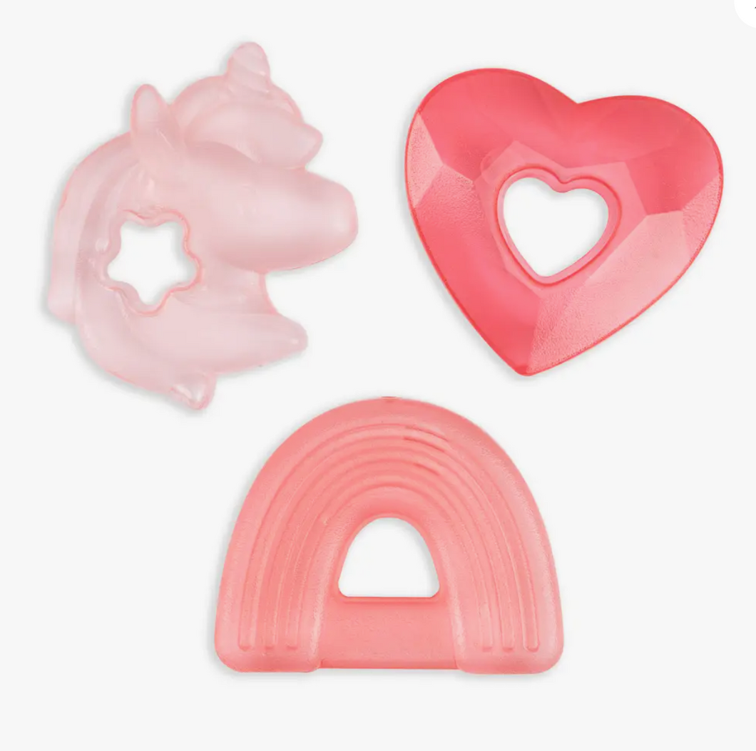 Cutie Coolers Unicorn Water Filled Teethers (3-pack)