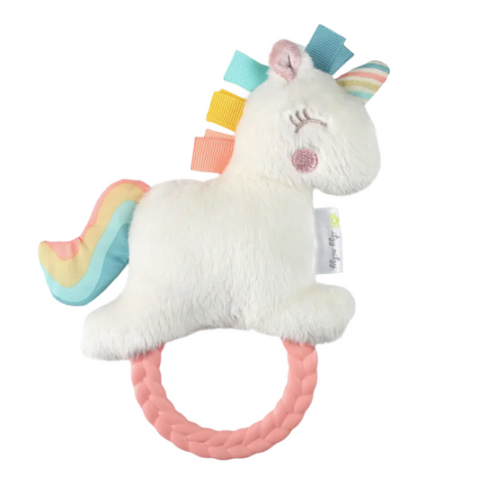 Ritzy Rattle Pal™ Plush Rattle Pal with Teether - Unicorn