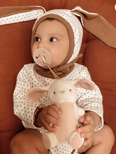 Load image into Gallery viewer, Bitzy Pal Natural Rubber Pacifier &amp; Stuffed Animal - Bunny
