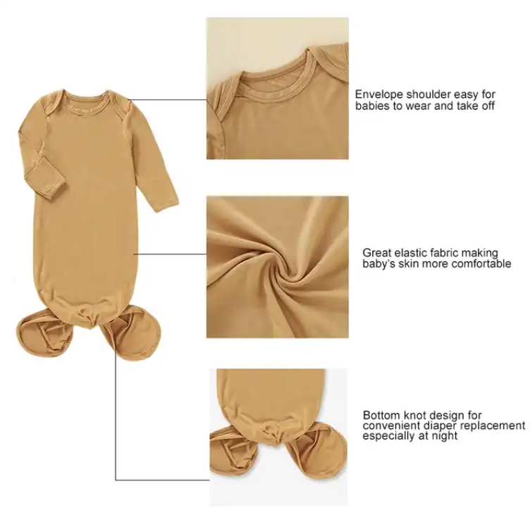 Bamboo Gowns - Brown