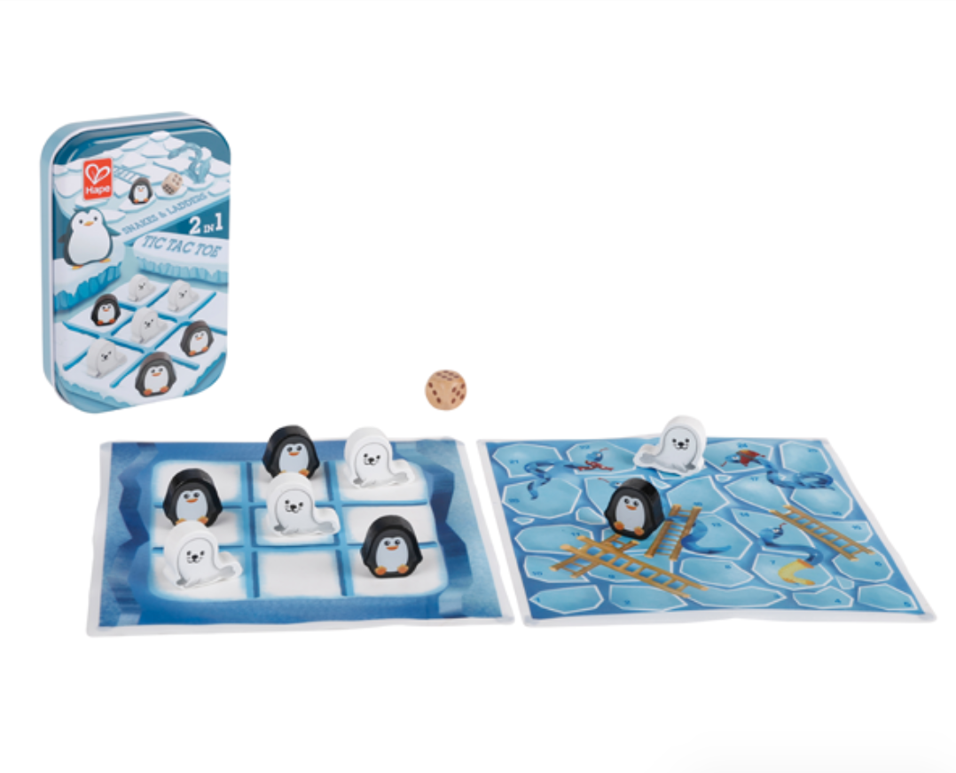 2-in-1 Game: Snakes & Ladders / Tic-Tac-Toe