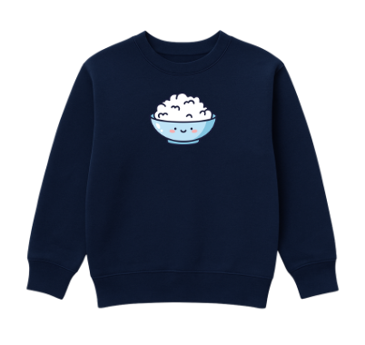 Coco + Ry Crew Sweater - Navy Blue