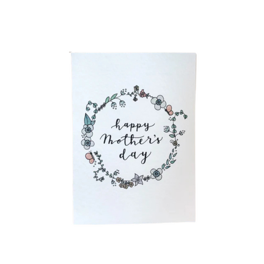 Happy Mother's Day Wreath Card