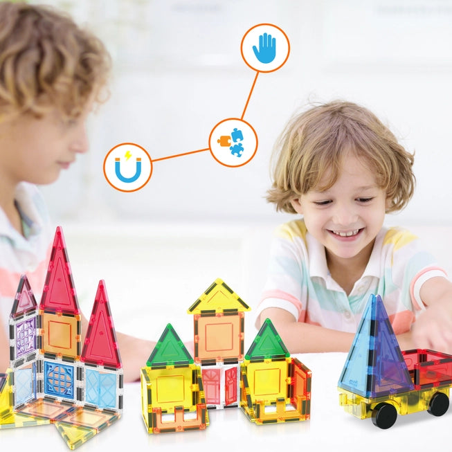61pc Magnetic Tile Building Set