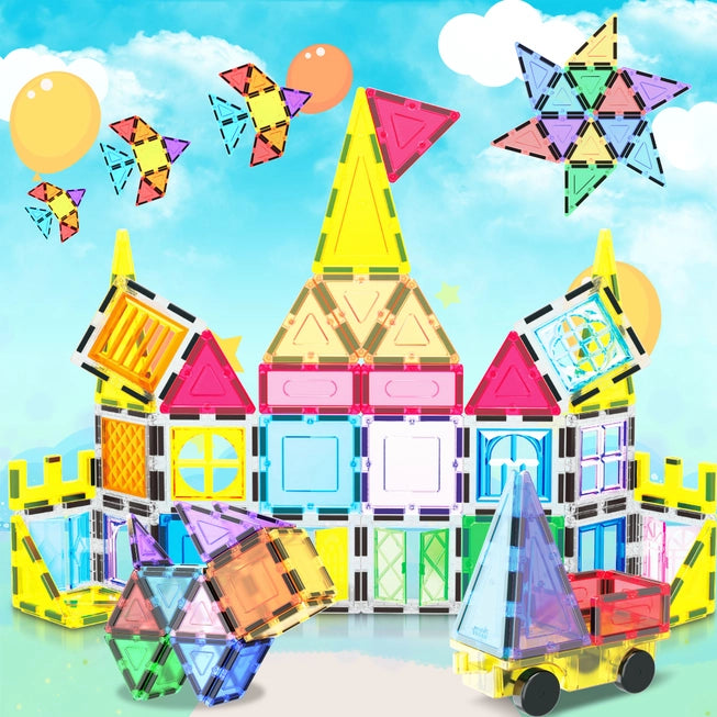 61pc Magnetic Tile Building Set