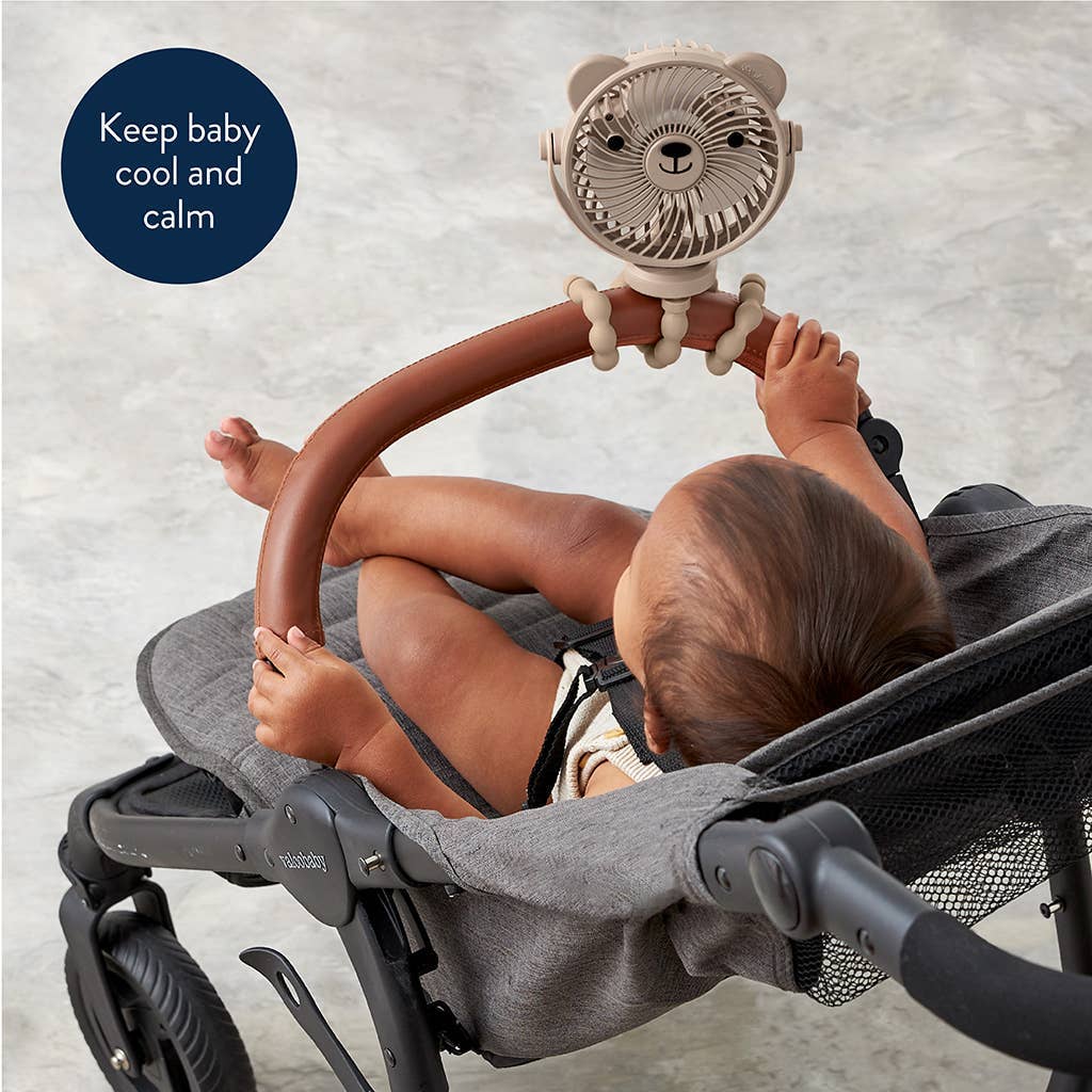 Itzy Breeze 3-Speed Stroller Fan™: Taupe