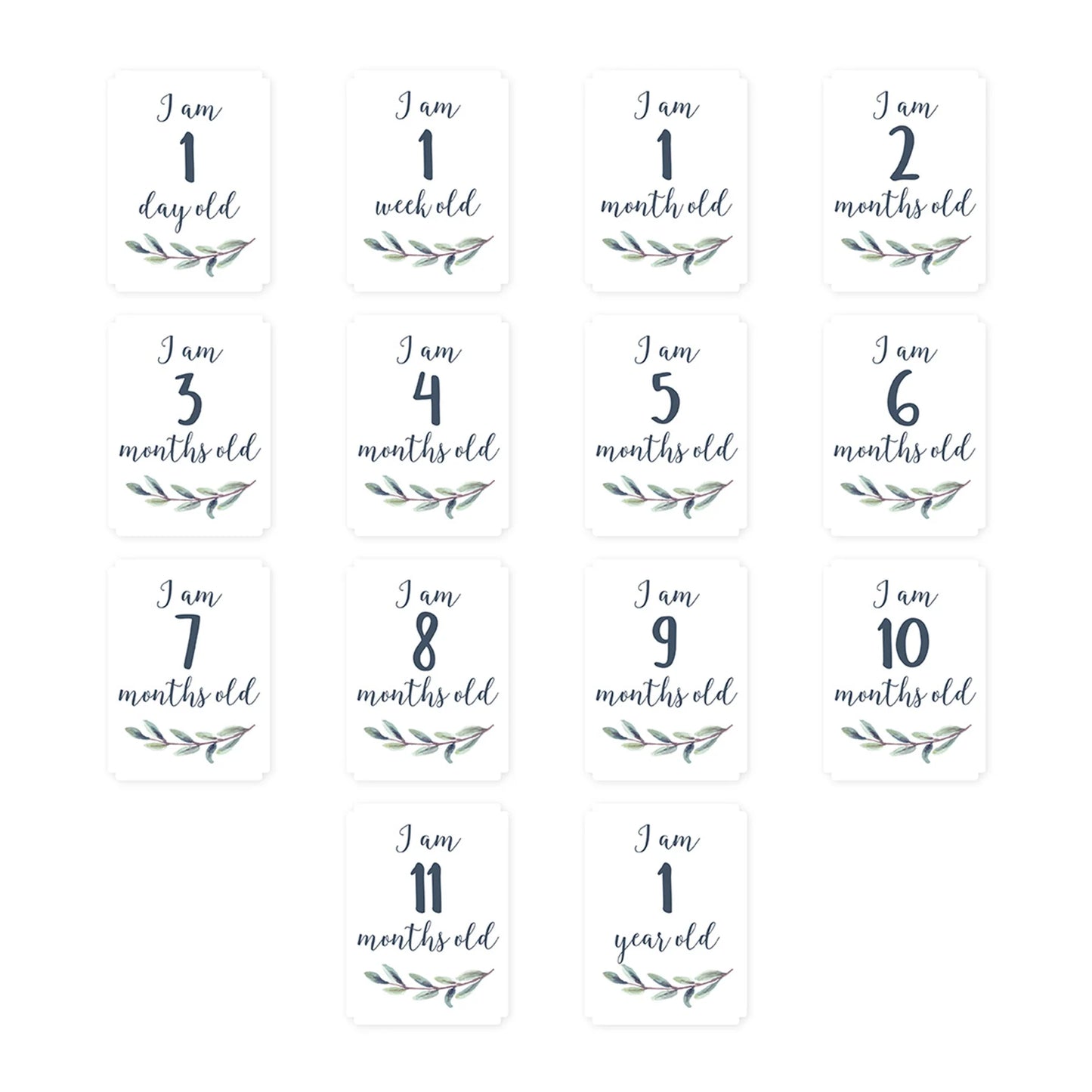 Baby's 1st Year Milestone Blanket Set (Hello World Wrealth)