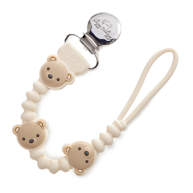 Beaded Paci Strap Bear