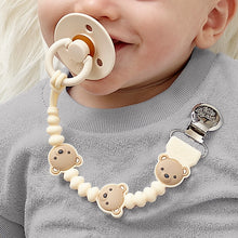 Load image into Gallery viewer, Beaded Paci Strap Bear
