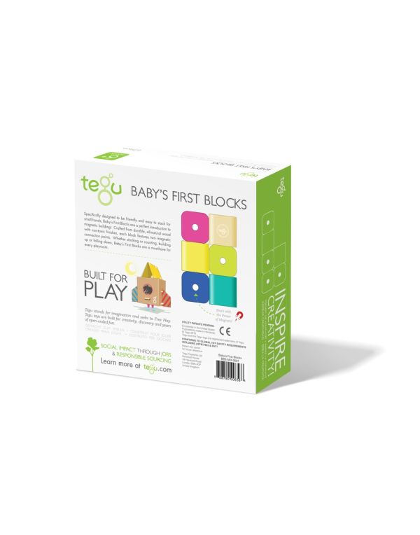 Babys First Blocks, 6pcs