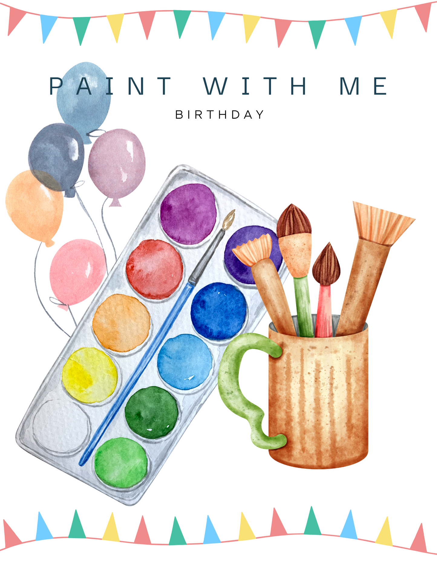 Paint With Me Kit - Birthday Collection