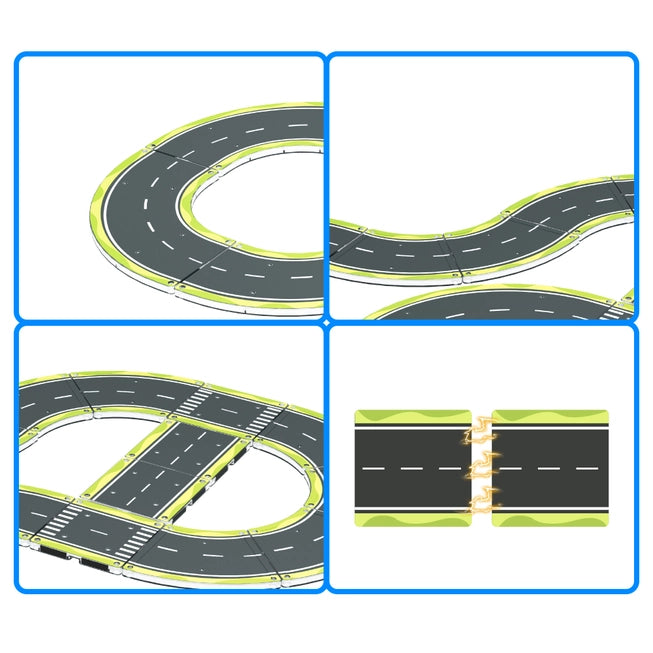 Magnetic Racing Track Set - Speedway Themed Set