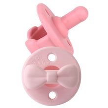 Load image into Gallery viewer, Sweetie Soother Pacifier Set (2pk) - Pink Bow
