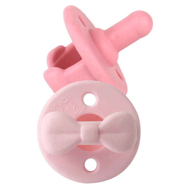 Sweetie Soother Pacifier Set (2pk) - Pink Bow