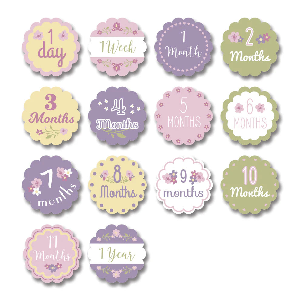 Baby's 1st Year Milestone Blanket Set (Isn't She Lovely)