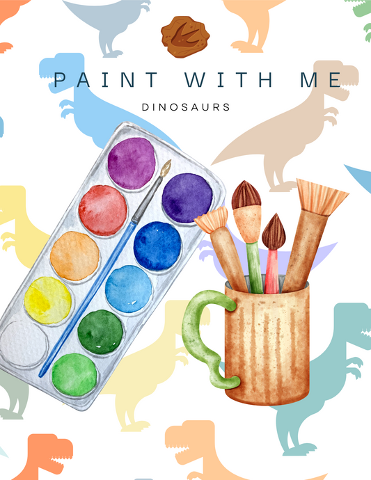 Paint With Me Kit - Dinosaur Collection