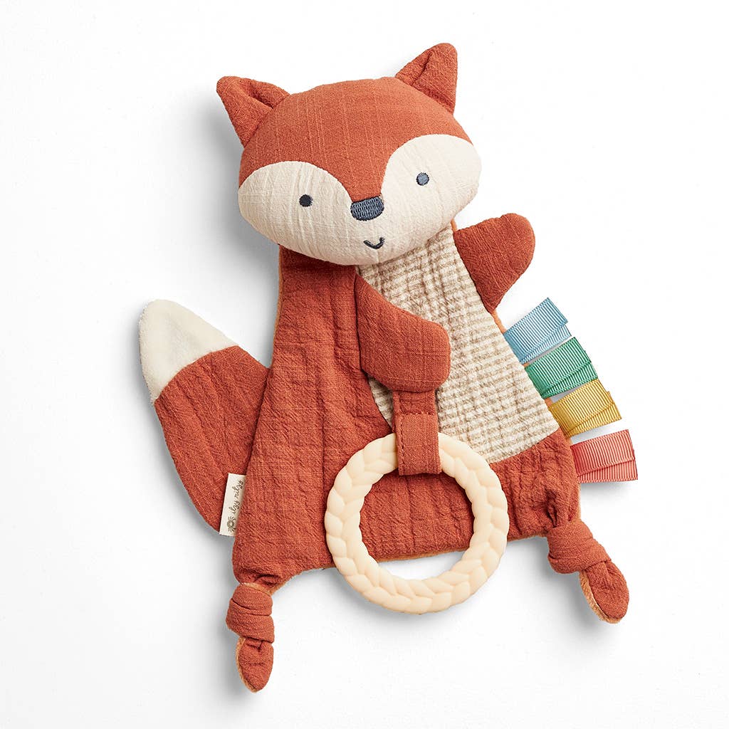 Bitzy Crinkle™ Sensory Toy With Teether: Bunny