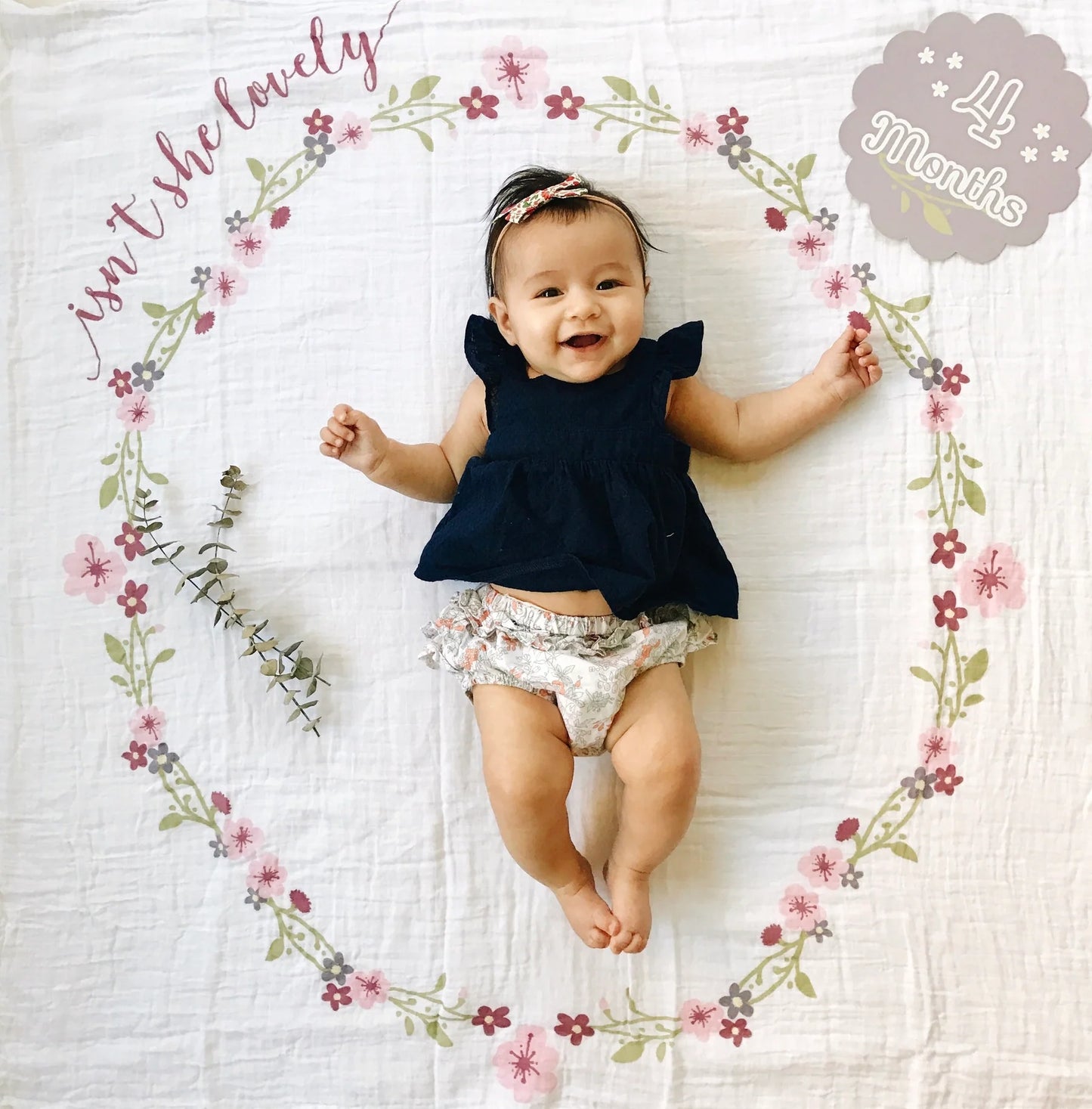 Baby's 1st Year Milestone Blanket Set (Isn't She Lovely)
