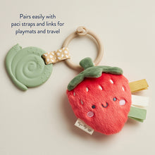 Load image into Gallery viewer, Itzy Pal™ Plush + Teether - Strawberry
