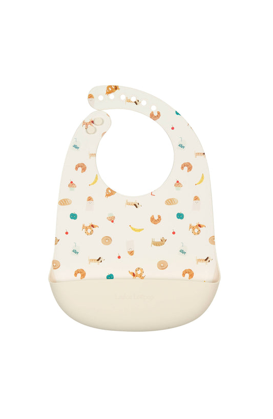 Silicone Bib: French Breakfast