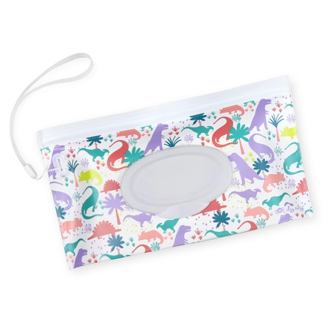 Take & Travel™ Pouch Reusable Wipes Cases (Dino)