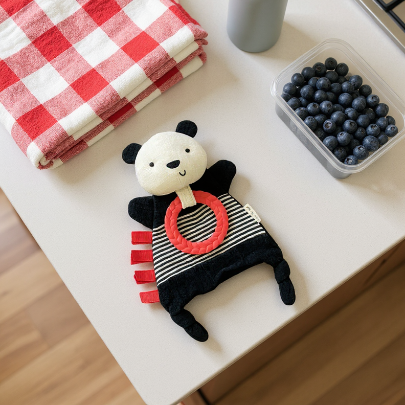 Bitzy Crinkle™ Sensory Toy With Teether: Bunny