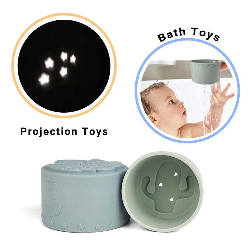 Silicone Stacking Cups