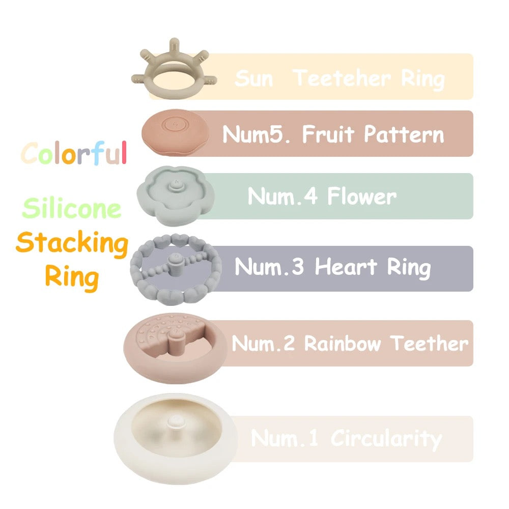 Silicone Stacking Rings
