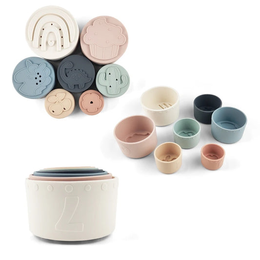 Silicone Stacking Cups