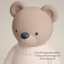 Comfort Crew™ Natural Rubber Latex Teether Bear