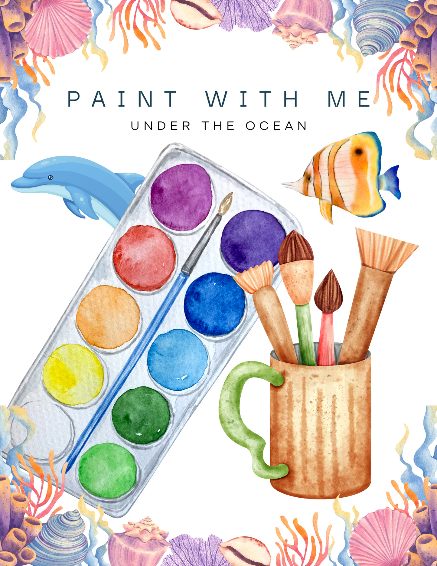 Paint With Me Kit - Under the Ocean Collection