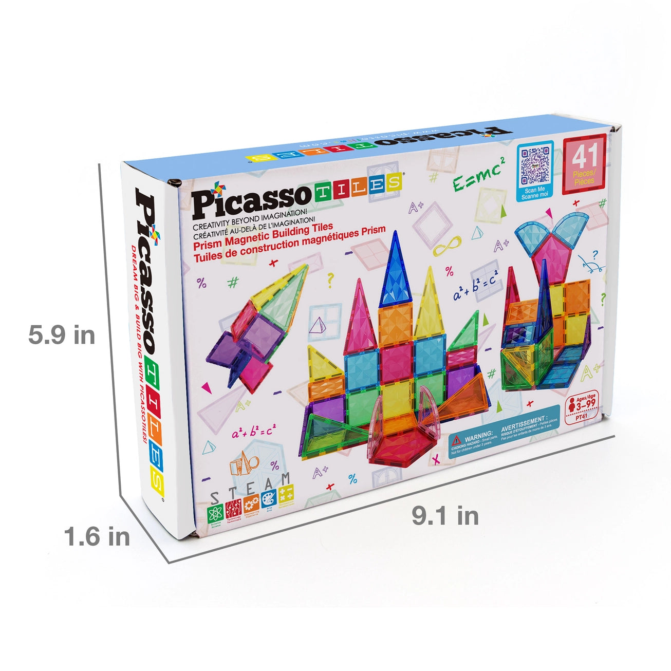 41pc Magnetic Tile Building Block