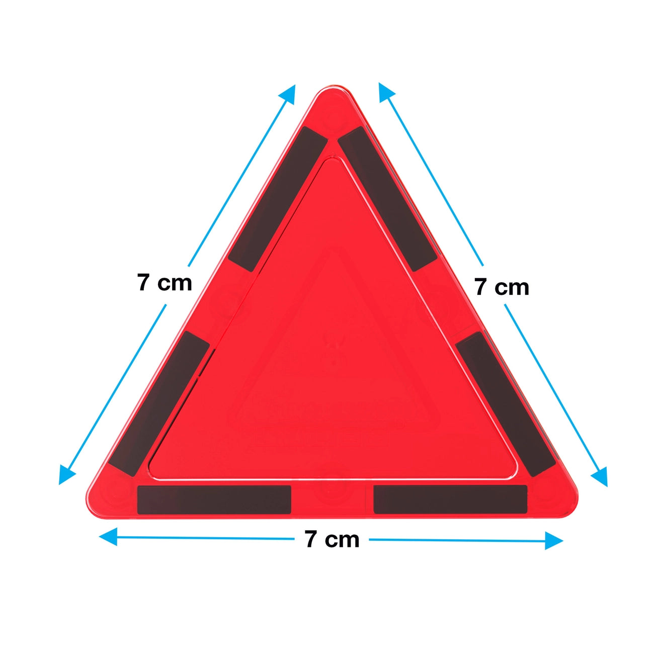 12pc 3D Magnetic Building Tiles - Equilateral Triangle