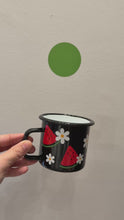 Load and play video in Gallery viewer, Enamel Cup - Black
