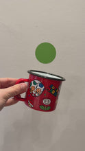 Load and play video in Gallery viewer, Enamel Cup - Red
