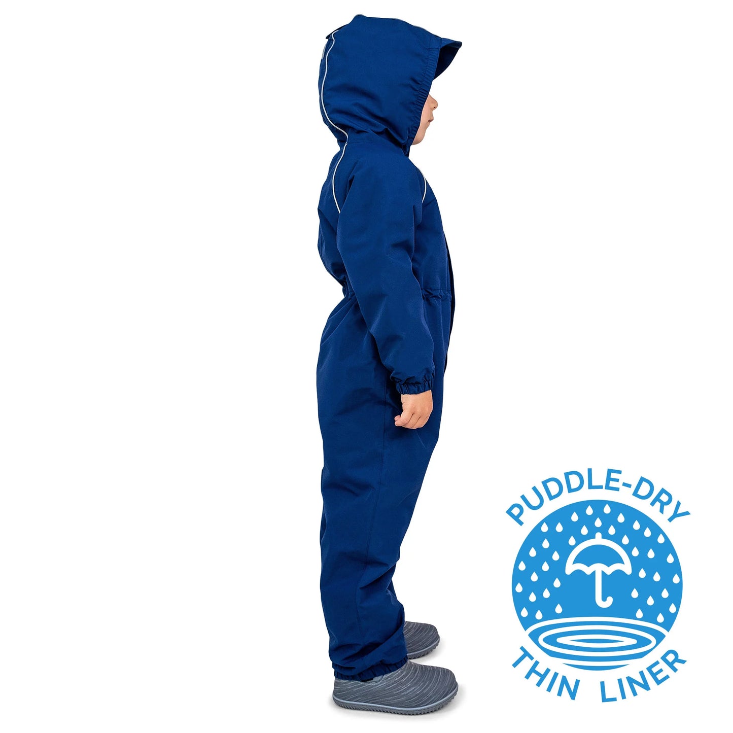 Kids Thin-Lined Rain Suits | Nebula Blue